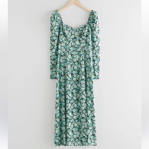 & other stories midi dress